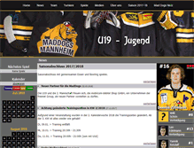 Tablet Screenshot of jugend.mad-dogs-mannheim.de