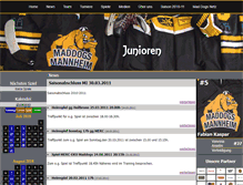 Tablet Screenshot of junioren.mad-dogs-mannheim.de